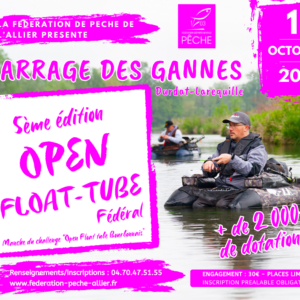 5ème édition du CONCOURS FLOAT-TUBE FEDERAL – Barrage des Gannes